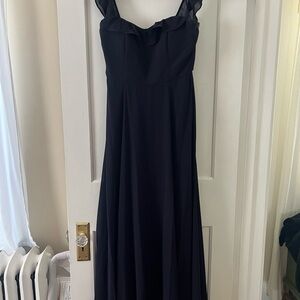 BHLDN Navy Maxi Dress